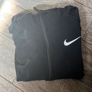 Nike, black zip up sweater, XL, hoodie, good condition workout clothes
